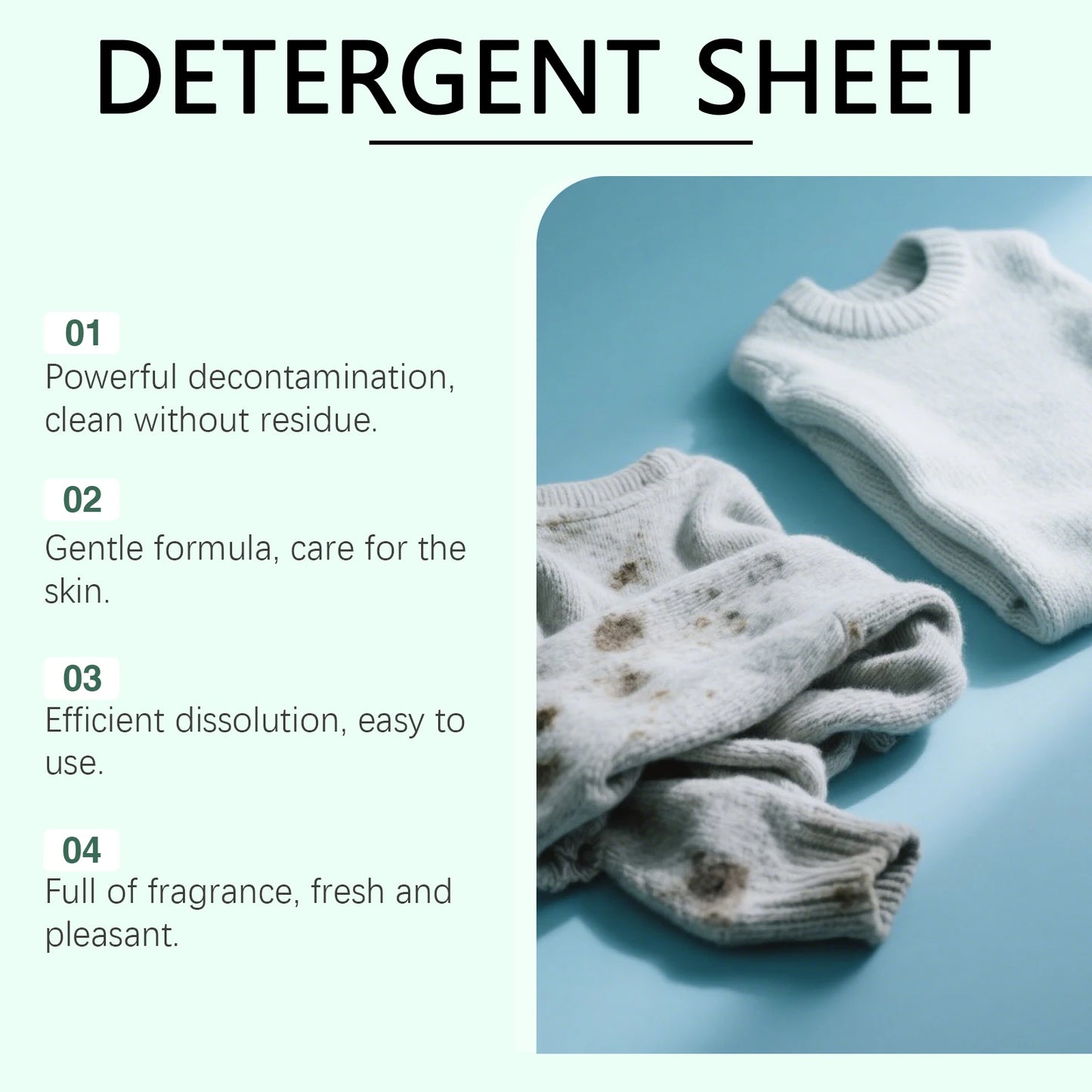 Laundry Detergent Sheets