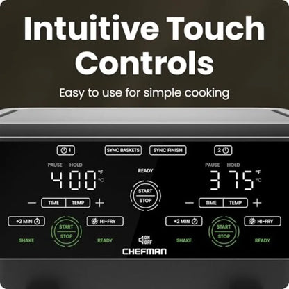 6 Quart Dual Basket Air Fryer