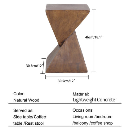 Lightweight Concrete Accent Table