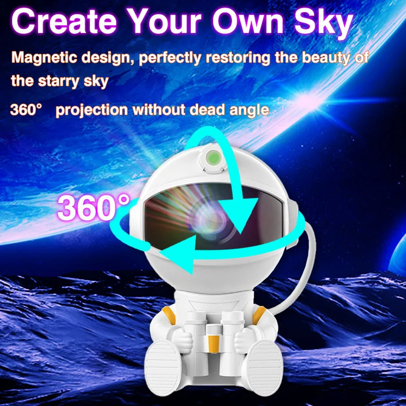 Astronaut Projector Galaxy Starry Night Lights for Bedroom