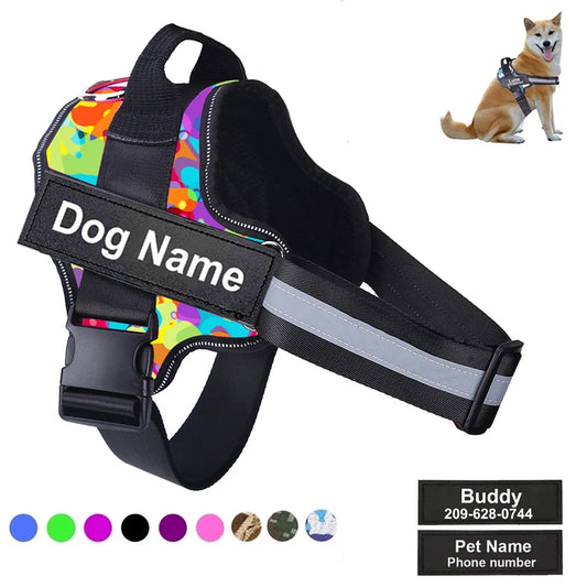 Dog Harness NO PULL, Reflective & Adjustable