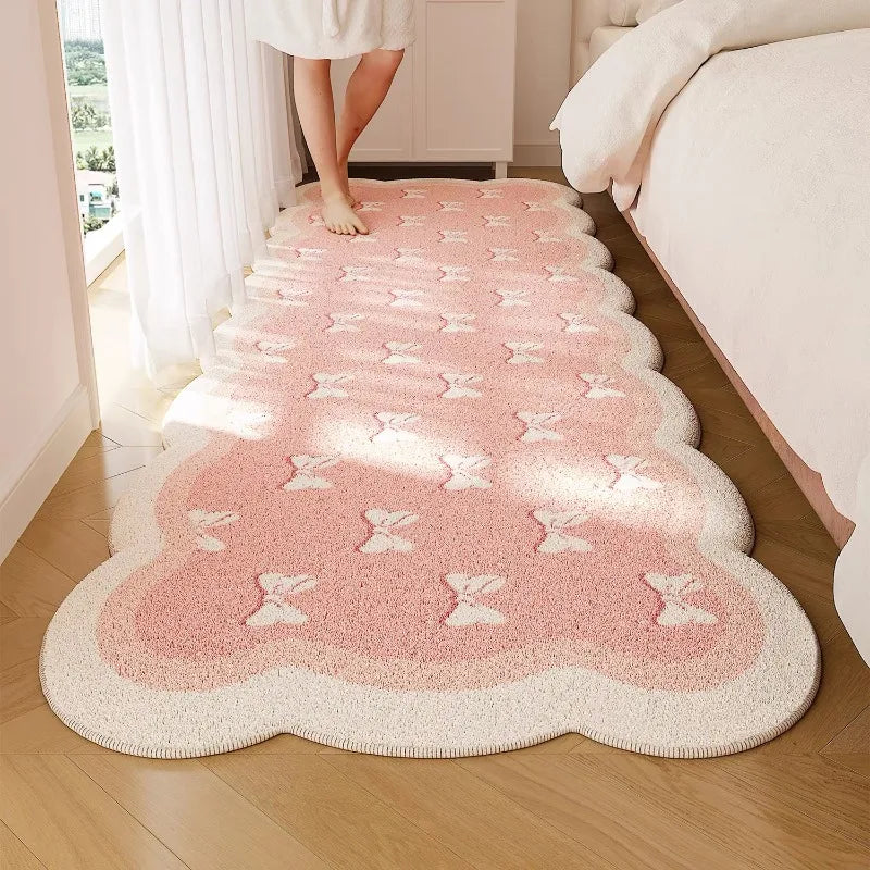 Pink Heart Carpet, Girl's Room Decoration