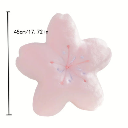 Super Soft Cherry Blossom Flower Pillow, Cute Gift for Valentine's Day