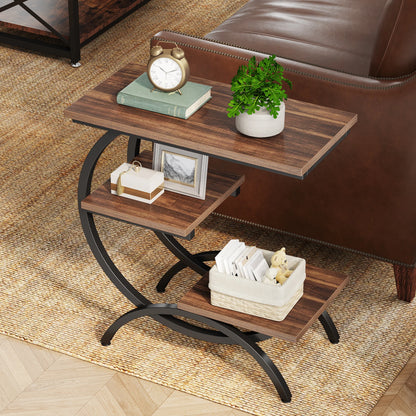 C-Shaped End Table
