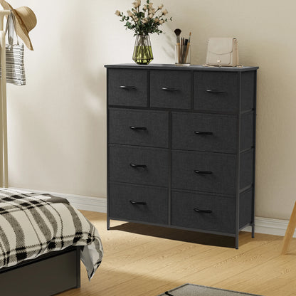 9 Drawer Fabric Dresser