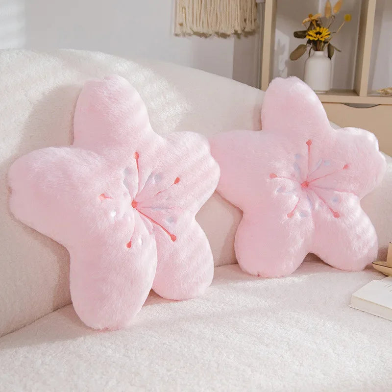 Super Soft Cherry Blossom Flower Pillow, Cute Gift for Valentine's Day