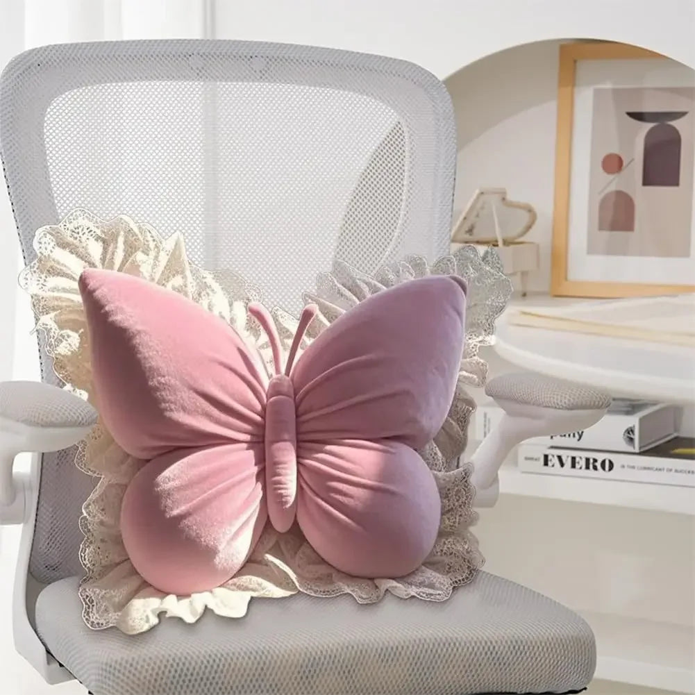 Cute Princess Butterfly Pillow