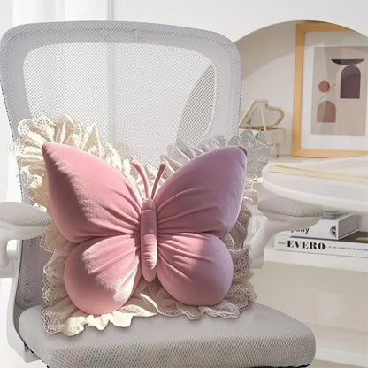 Cute Princess Butterfly Pillow