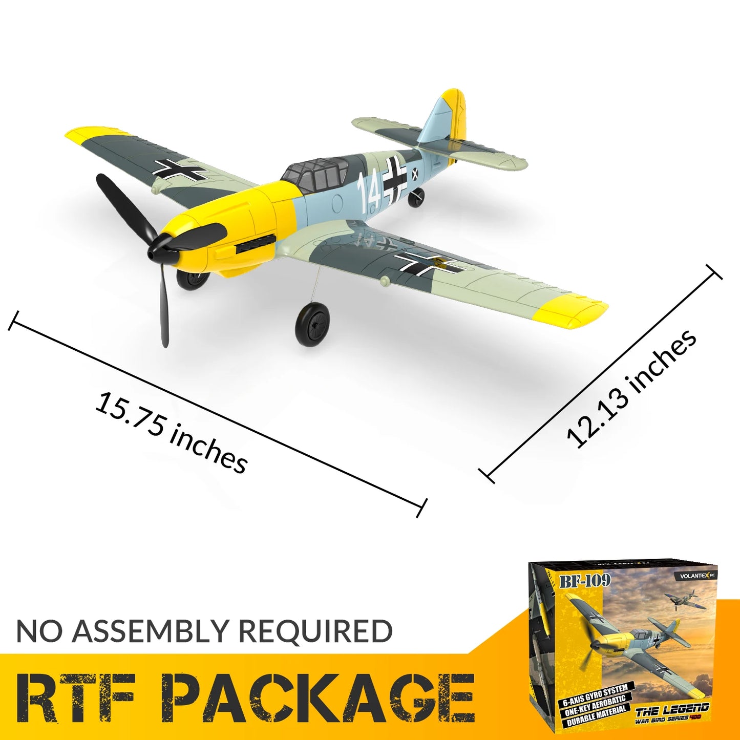 Remote Control Airplane BF109 Fighter