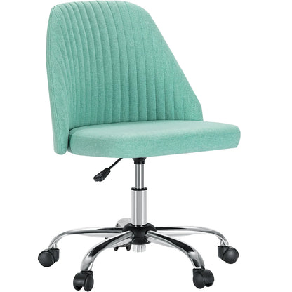 Armless Cute Vanity Swivel Chair
