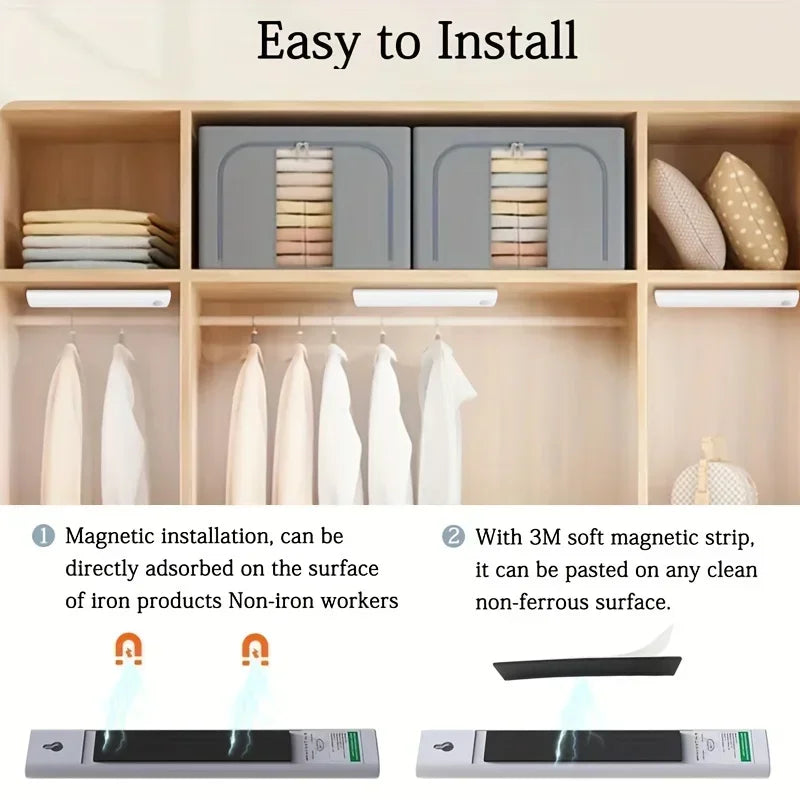 Under Cabinet Lights w/ Motion Sensor Rechargeable  Battery