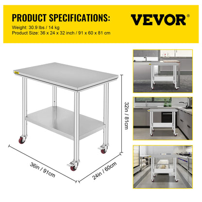 Stainless Steel Worktable