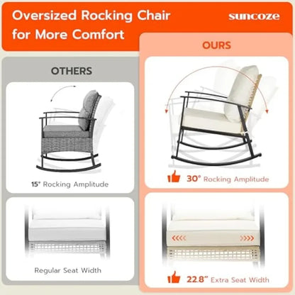 3 Piece Patio Furniture Set