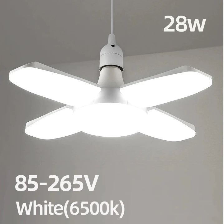 E27 Fan Shape Foldable 28W LED Bulb