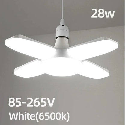 E27 Fan Shape Foldable 28W LED Bulb