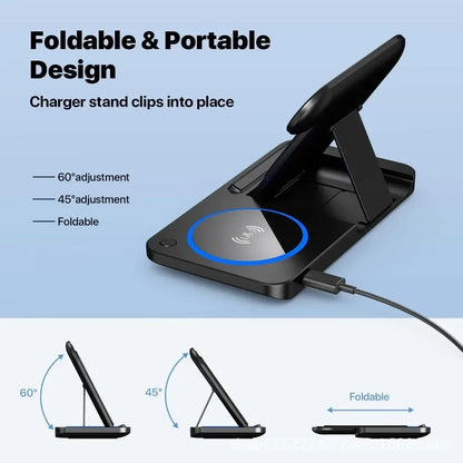 3 in 1 Fast Wireless Charger Stand