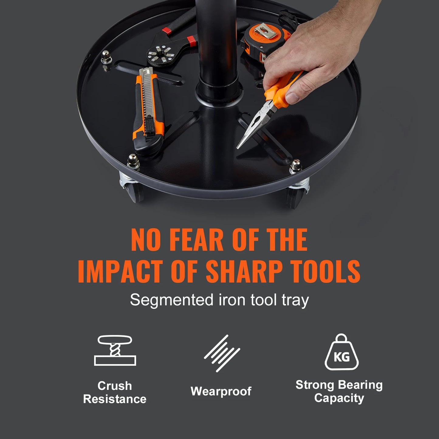 Mechanic Stool, 250lb Capacity