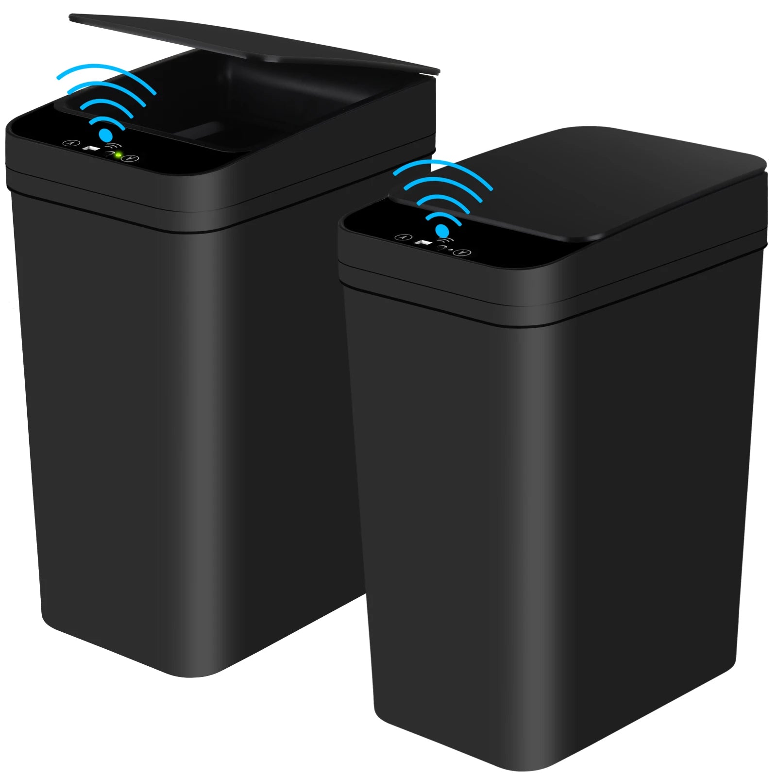 2 Pack Bathroom Automatic Trash Can – CozyNestingHaven