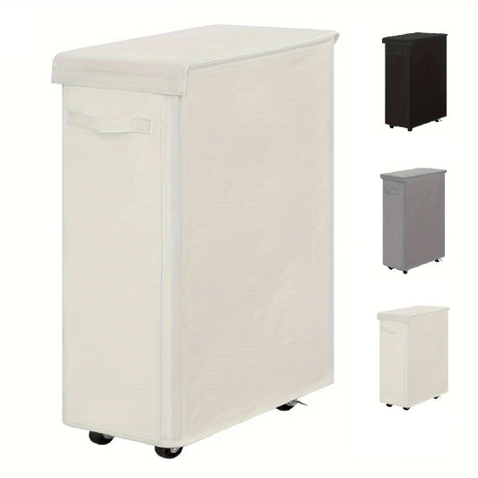 Laundry Basket with Wheels and Lid