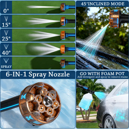 Electric Cordless Colorful High Pressure Car Wash