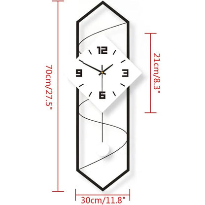 Swing Quartz Silent Wall Clock