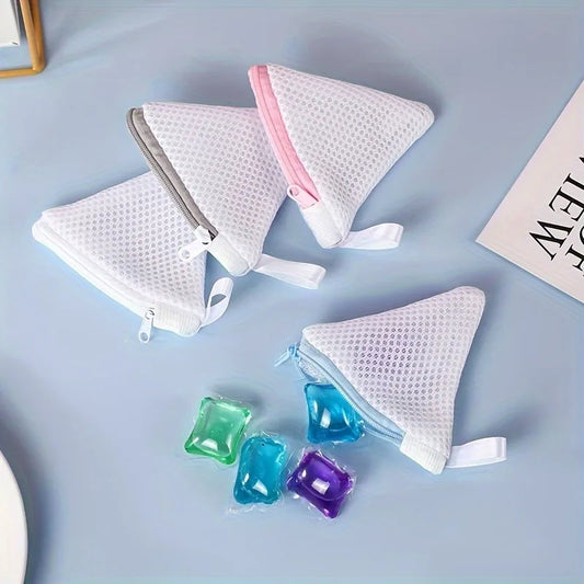 Laundry Sock & Small Item Storage Bags with Zipper Closure