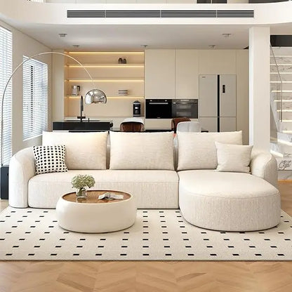 Sectional Luxury Modern Curved Back Sofa