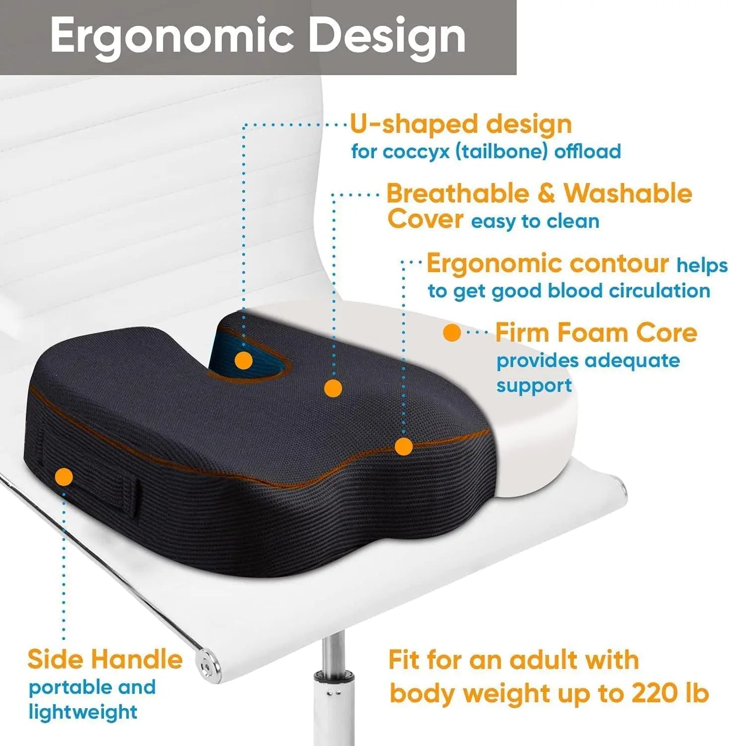 Travel Seat Cushion Memory Foam