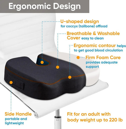 Travel Seat Cushion Memory Foam