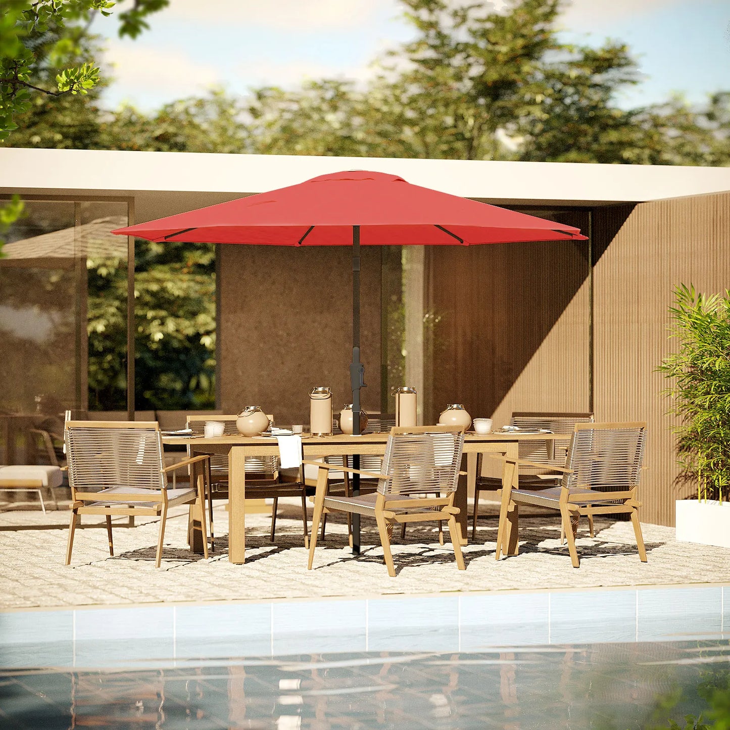 9' Outdoor Patio Umbrella, Outdoor