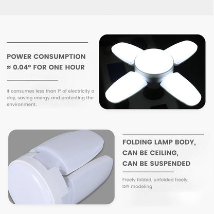 E27 Fan Shape Foldable 28W LED Bulb