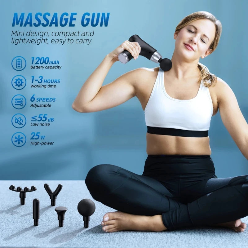 Fascia Gun Electric Impact Home Relaxation Muscle Massager