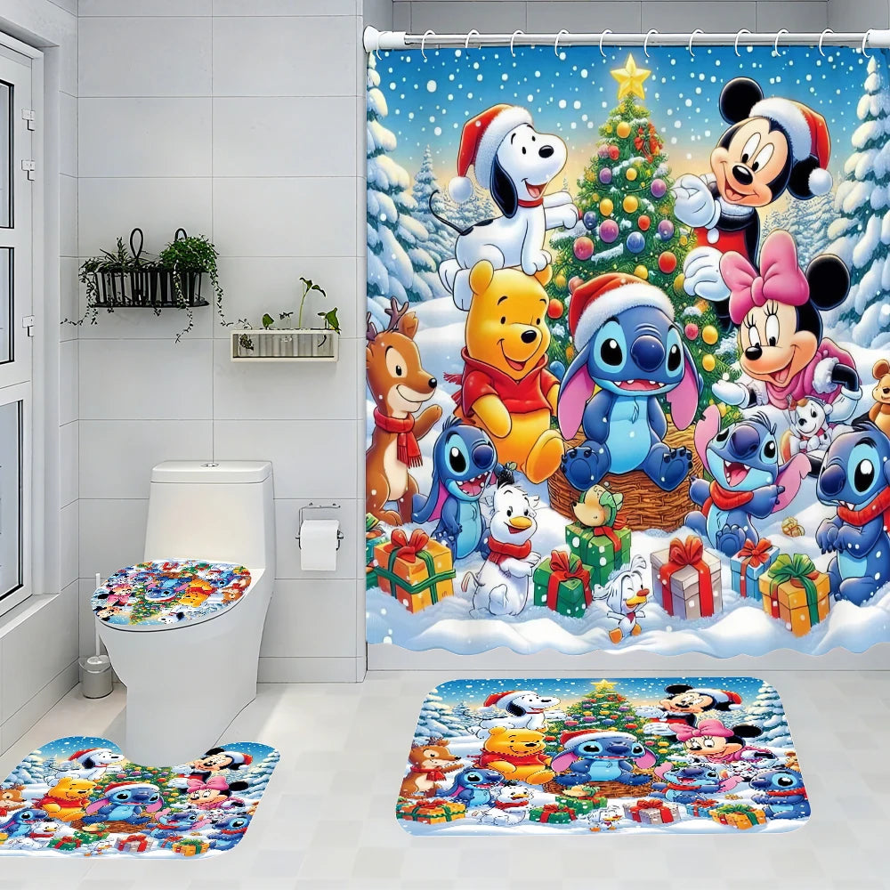 Disney Stitch Bathroom 4pc. Set