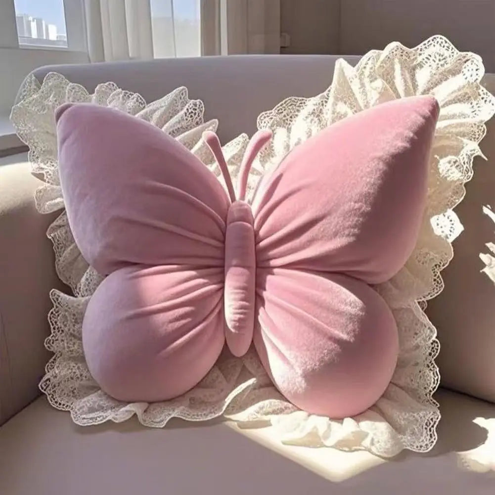 Cute Princess Butterfly Pillow