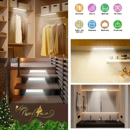 Under Cabinet Lights w/ Motion Sensor Rechargeable  Battery