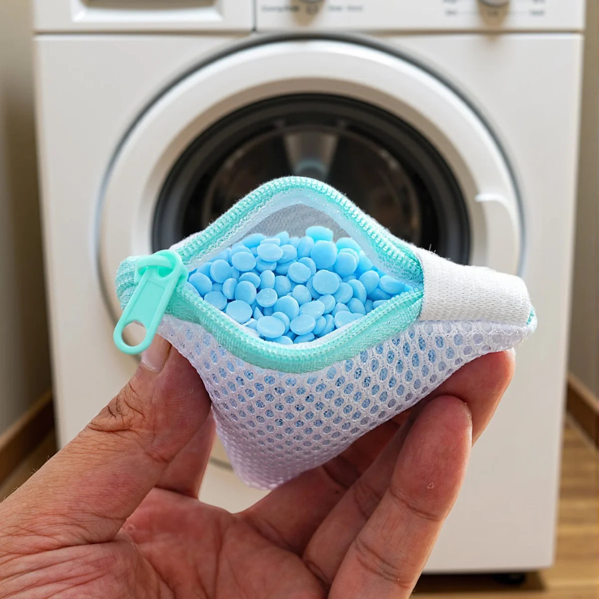 Laundry Sock & Small Item Storage Bags with Zipper Closure