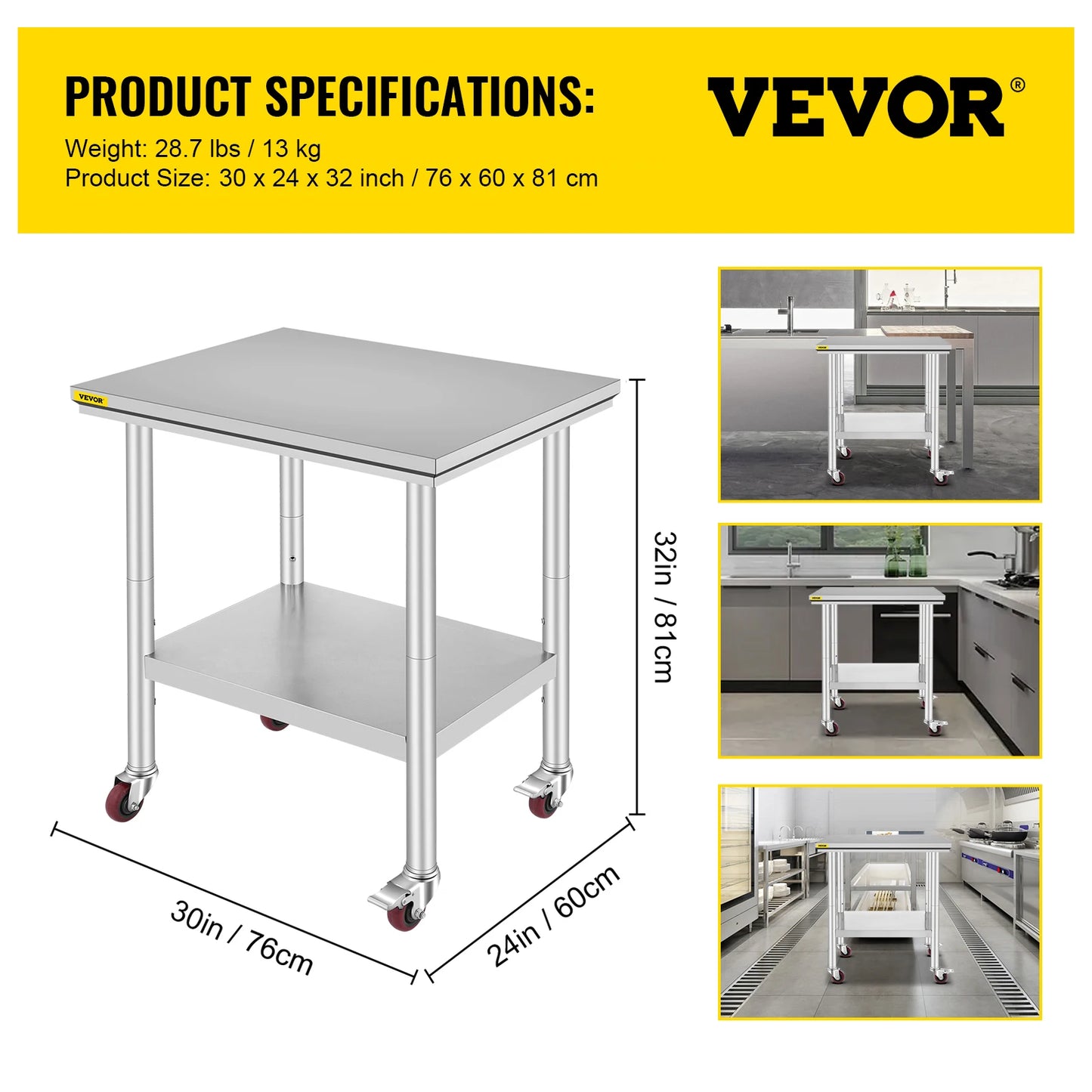 Stainless Steel Worktable