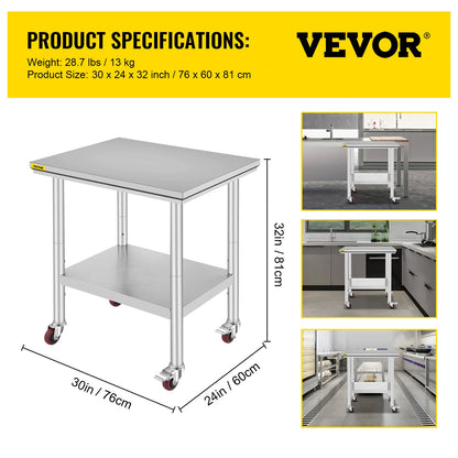 Stainless Steel Worktable