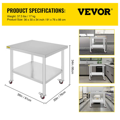 Stainless Steel Worktable