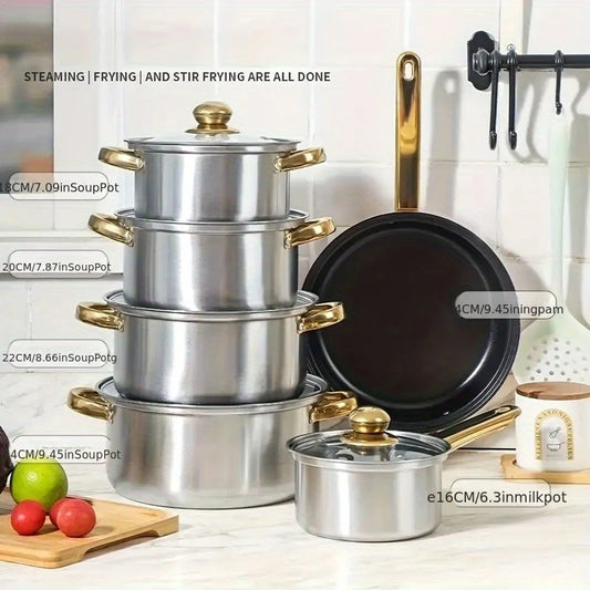 12 Pc. Nonstick Fry Pan Set
