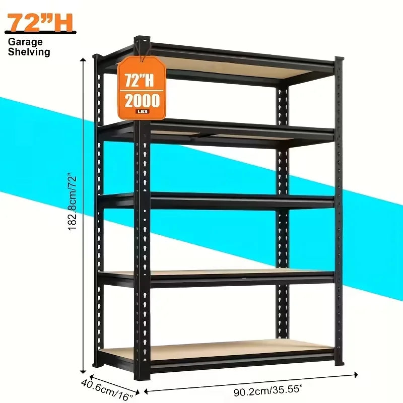 5-Tier Heavy Duty Shelving Unit