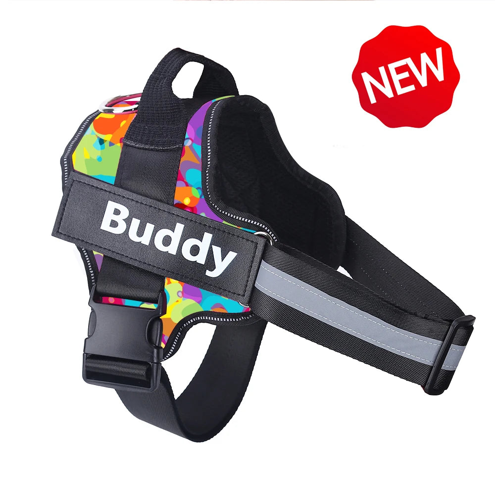 Dog Harness NO PULL, Reflective & Adjustable