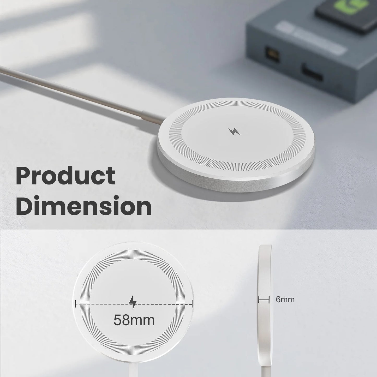 Magnetic Wireless Charger Fast Charging Dock Station