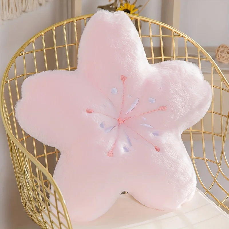 Super Soft Cherry Blossom Flower Pillow, Cute Gift for Valentine's Day